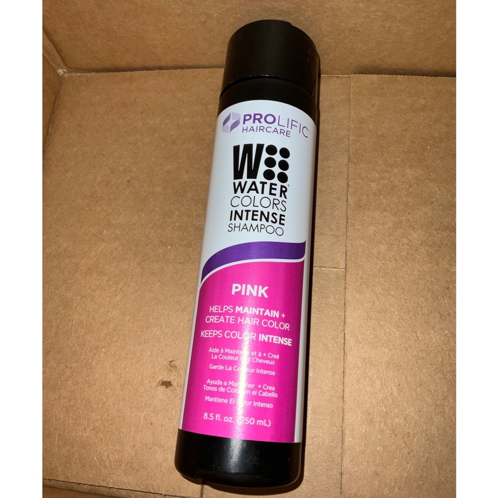 Prolific Haircare Watercolors Intense Shampoo Pink Color Depositing hair care